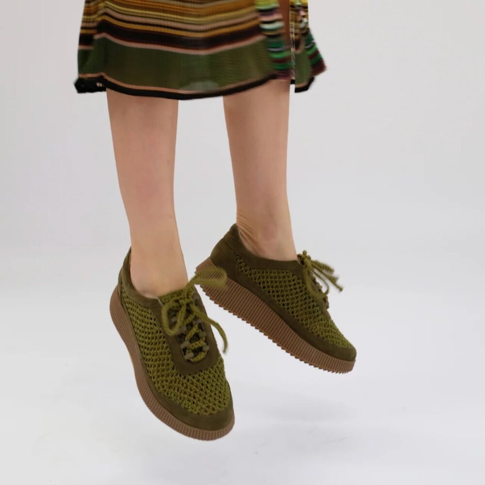 Beklina Orizaba Sneakers • Size 10 • Handmade designer leather sneakers
